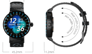 Lokmat Time Pro SmartWatch Specs Price Pros Cons Chinese