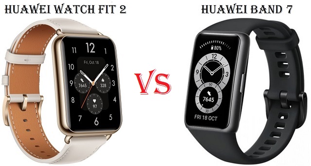 Huawei Band 8 vs Huawei Watch Fit 2 