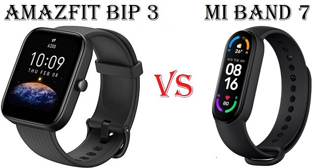 Amazfit Band 7 vs Amazfit Bip 3: Which One to Choose?