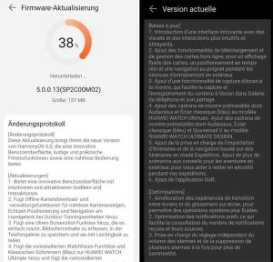 Huawei Watch Ultimate Changelog